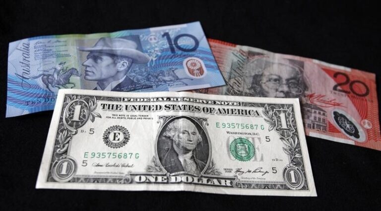 Australian dollar reaches 3-month peak against US dollar despite conflicting US economic data.